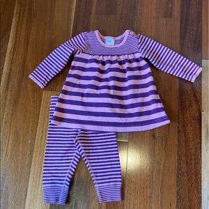 Hanna Andersson Baby Girl Top and Leggings